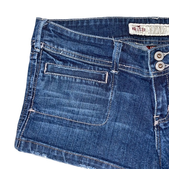 Hollister Low-Rise Stretch Denim Short - Picture 3 of 16